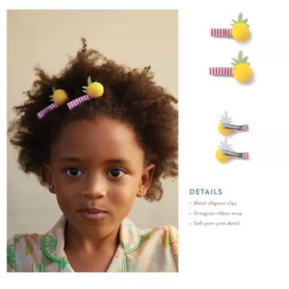 New MJ Fruit Smoothie Hair Clips Set